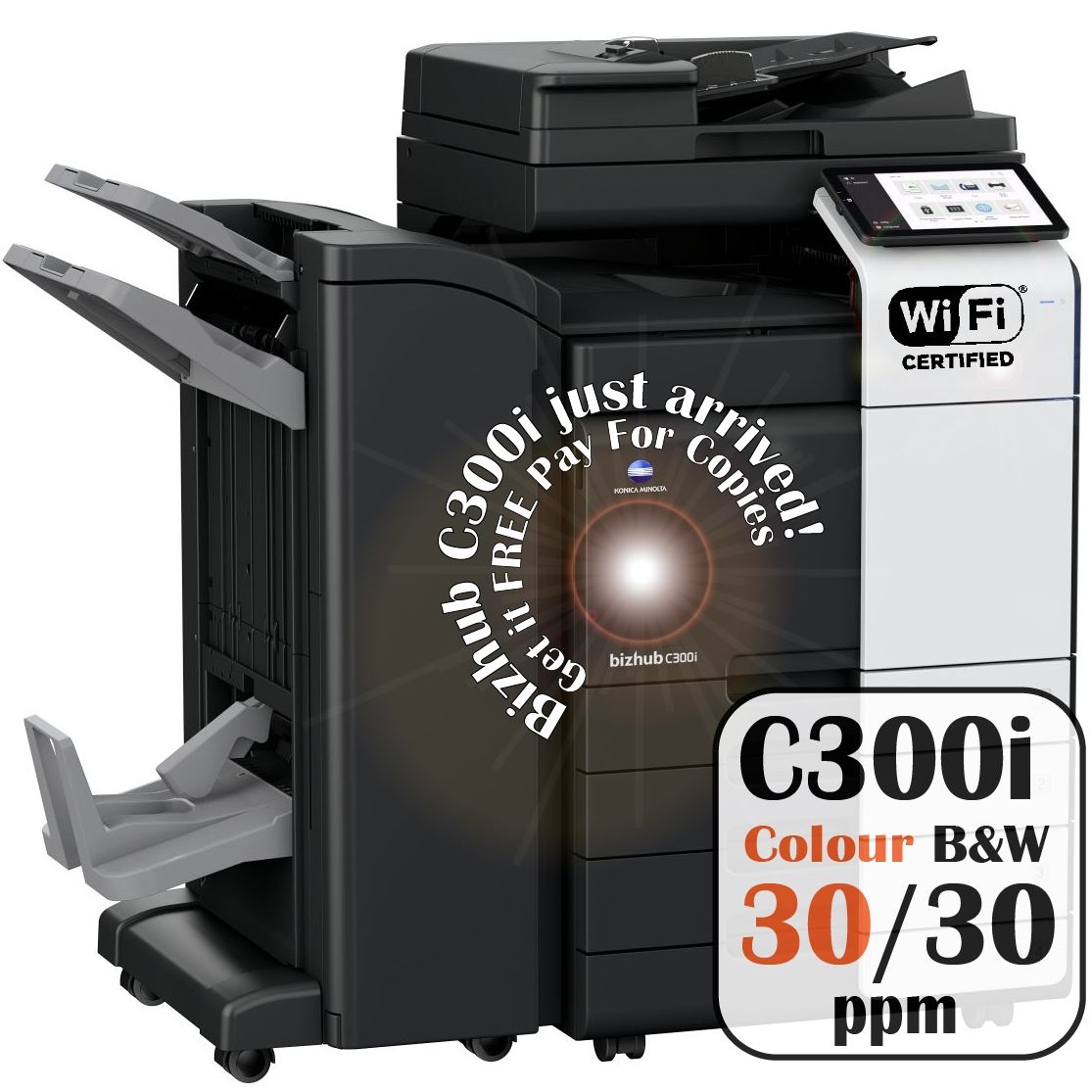 Konica Minolta bizhub C300i A3 Colour Laser Copier Printer MFD Lease Rental Price Offers