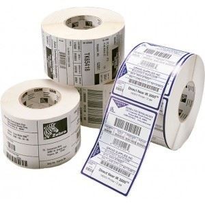 Zebra 10026624 printer label White Self-adhesive printer label