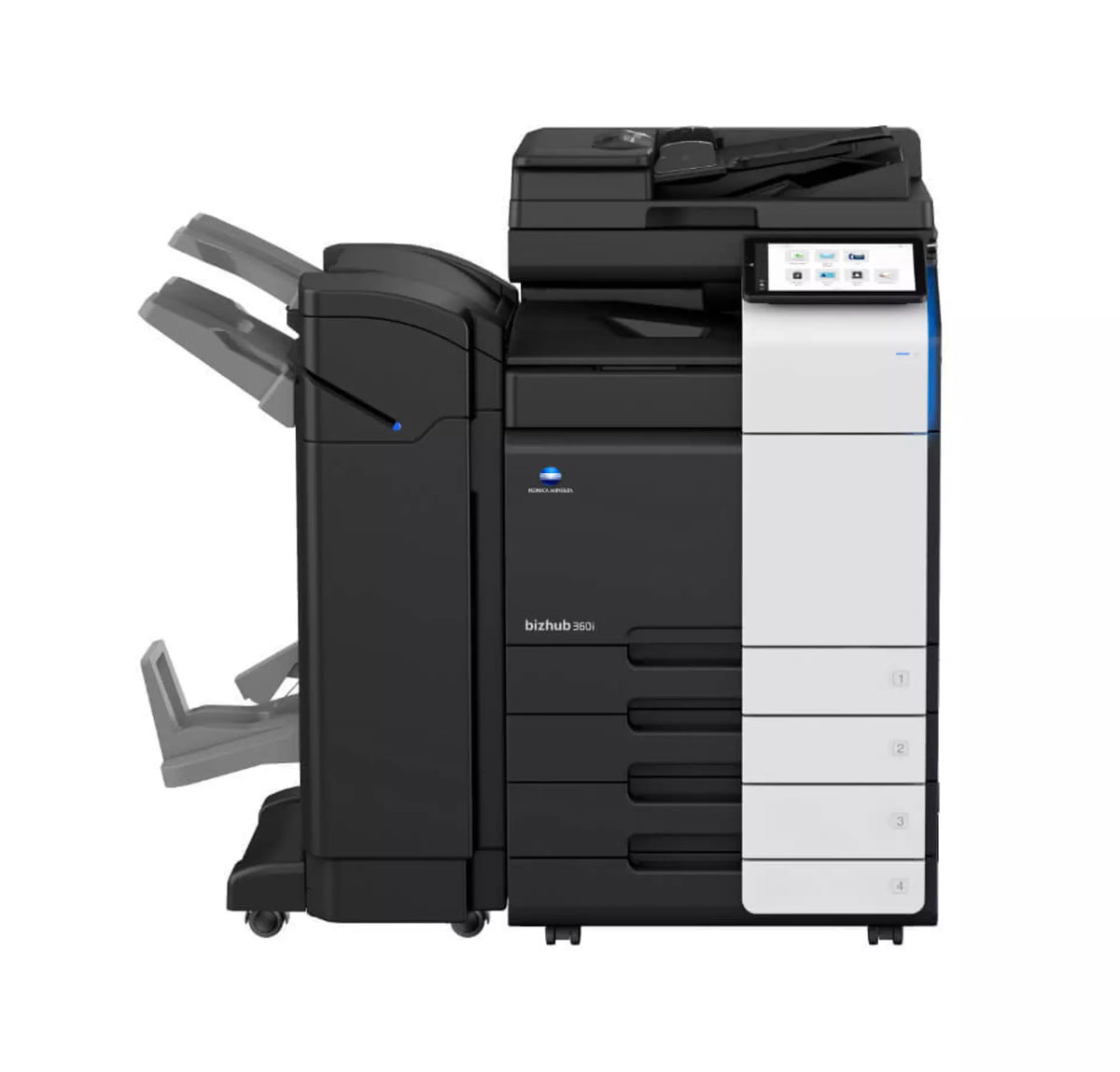 Konica Minolta bizhub 360i, A3 MONO MFD.Std Print Controller 2x500 sheets Paper Cassette, 100 sheet bypass, HDD SDD 250GB, Duplex, Black & White