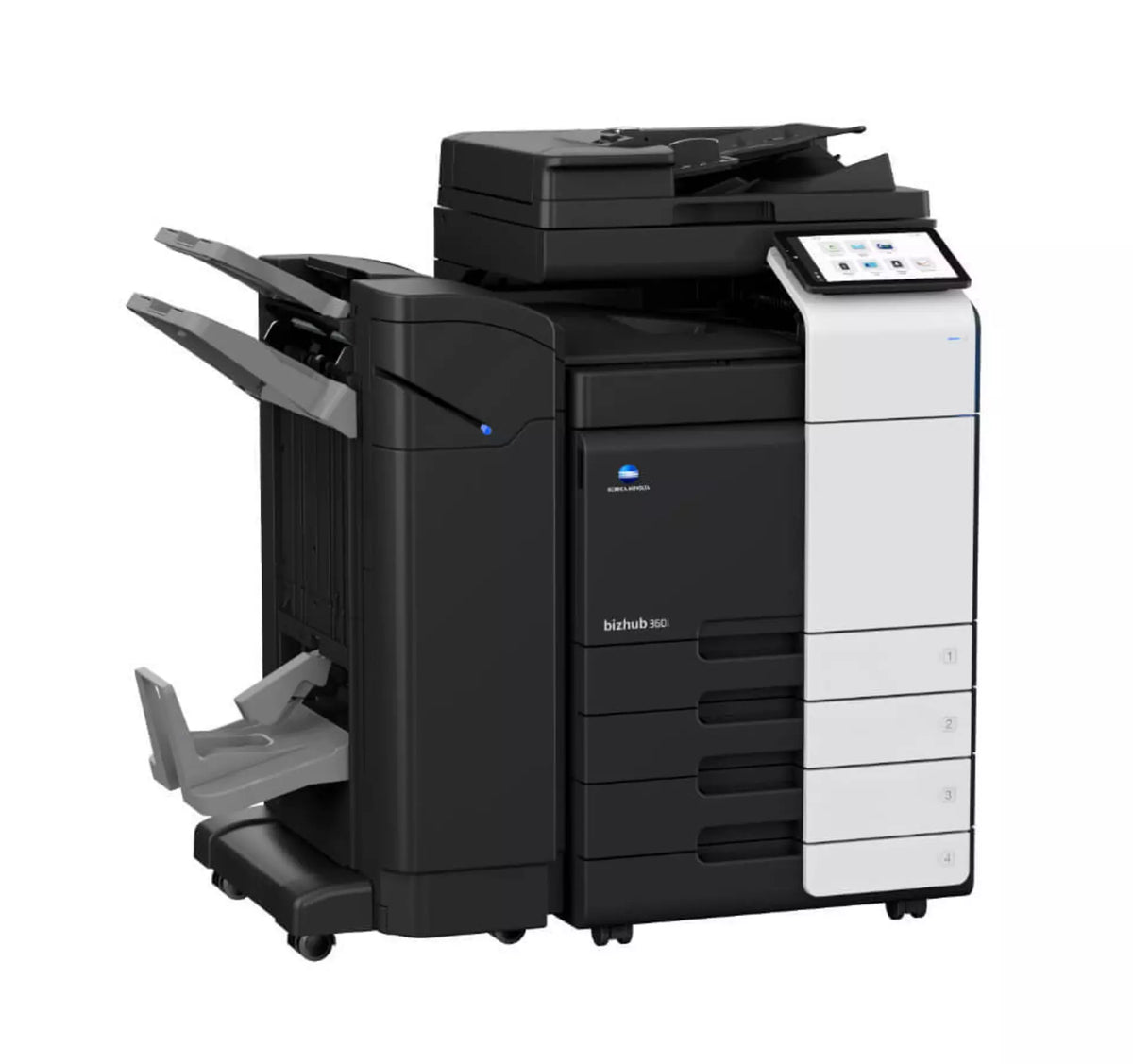 Konica Minolta bizhub 360i, A3 MONO MFD.Std Print Controller 2x500 sheets Paper Cassette, 100 sheet bypass, HDD SDD 250GB, Duplex, Black & White
