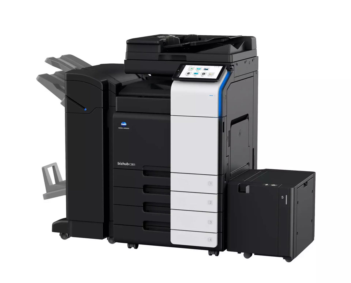 Konica Minolta bizhub 361i, A3 MONO MFD.Std Print Controller 2x500 sheets Paper Cassette, 100 sheet bypass, HDD SDD 250GB, Duplex, Black & White