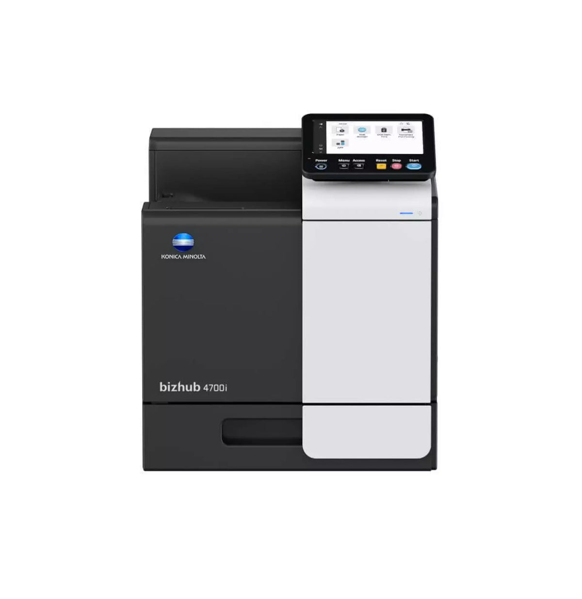Konica Minolta bizhub 4700i A4 Single Function Printer. 500 sheets & 100-sheet bypass, Black & White