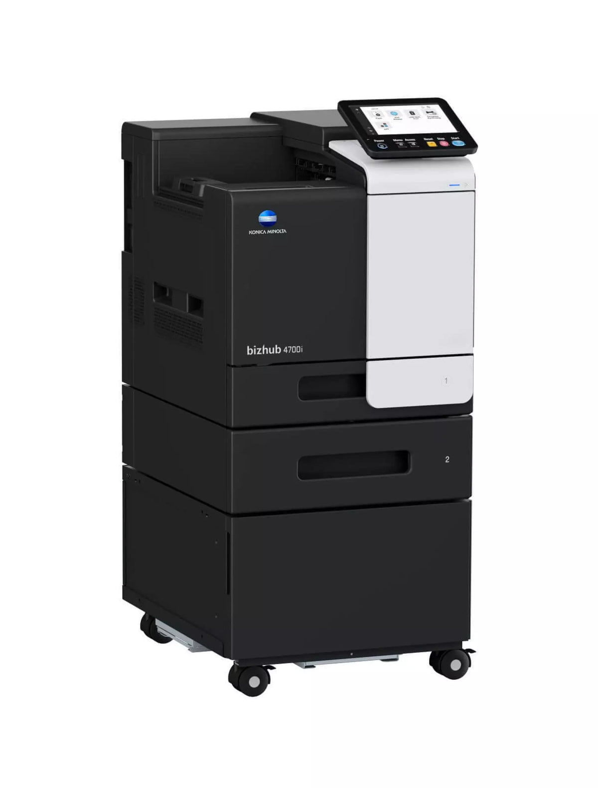 Konica Minolta bizhub 4700i A4 Single Function Printer. 500 sheets & 100-sheet bypass, Black & White