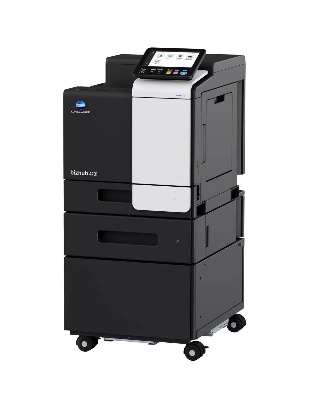 Konica Minolta bizhub 4701i A4 Single Function Printer. 500 sheets & 100-sheet bypass, Black & White