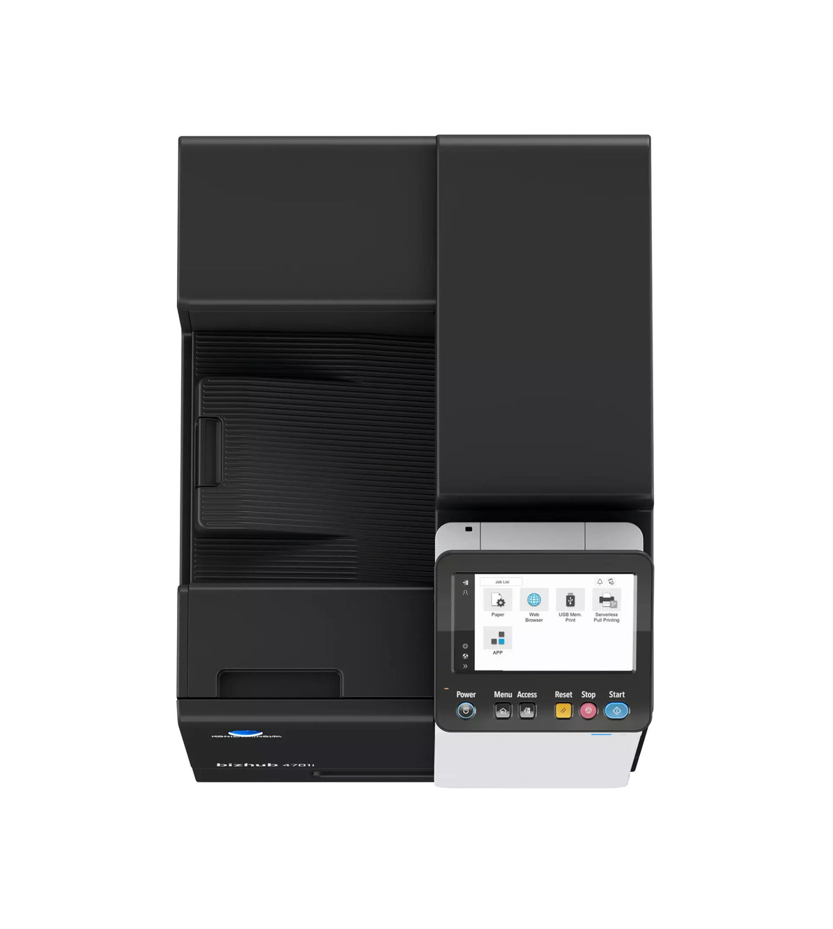 Konica Minolta bizhub 4701i A4 Single Function Printer. 500 sheets & 100-sheet bypass, Black & White