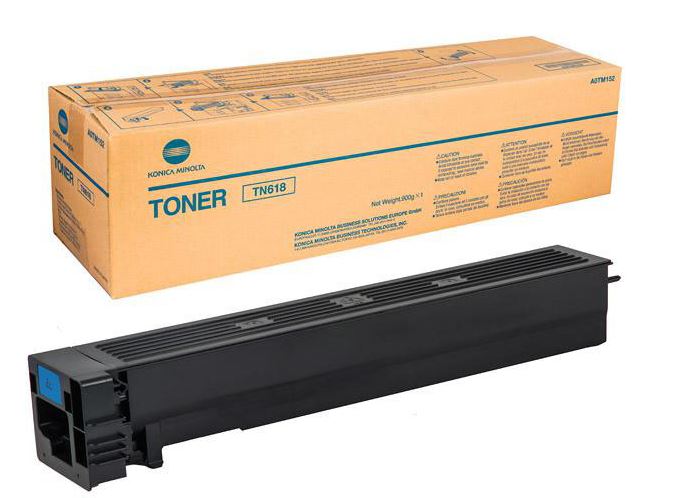 Konica Minolta A0TM152/TN-618K Toner black, 37.5K pages for KM Bizhub 552