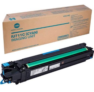 Konica Minolta A2X20KD/IU-711C Developer unit cyan, 155K pages for KM Bizhub C 654