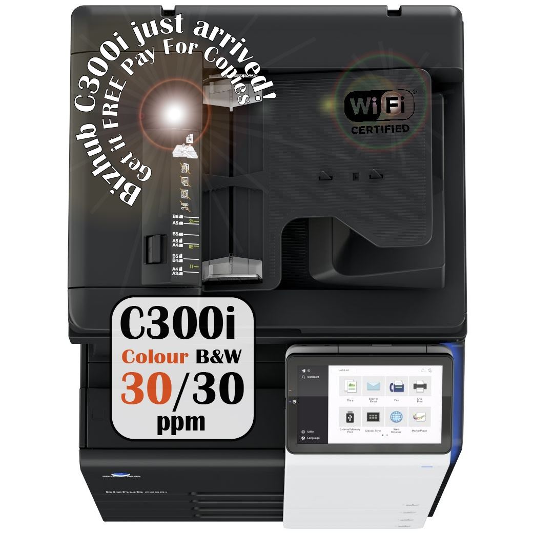 Konica Minolta bizhub C300i A3 Colour Laser Copier Printer MFD Lease Rental Price Offers
