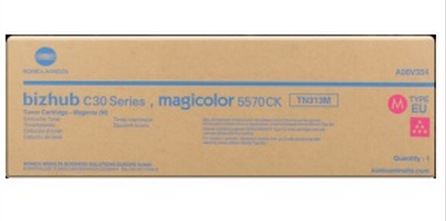 Konica Minolta A06V354/TN-313M Toner magenta, 12K pages/5% for KM Bizhub C 30