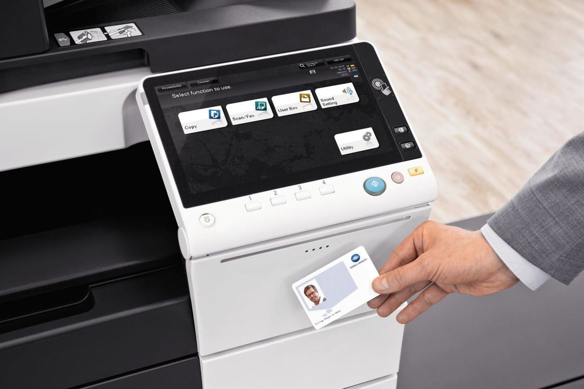 Konica Minolta bizhub C227 Colour MFD, 2GB RAM, Emperon Controller, Bypass, 2 x 500 trays, HDD, 250GB, Duplex & Web Browser