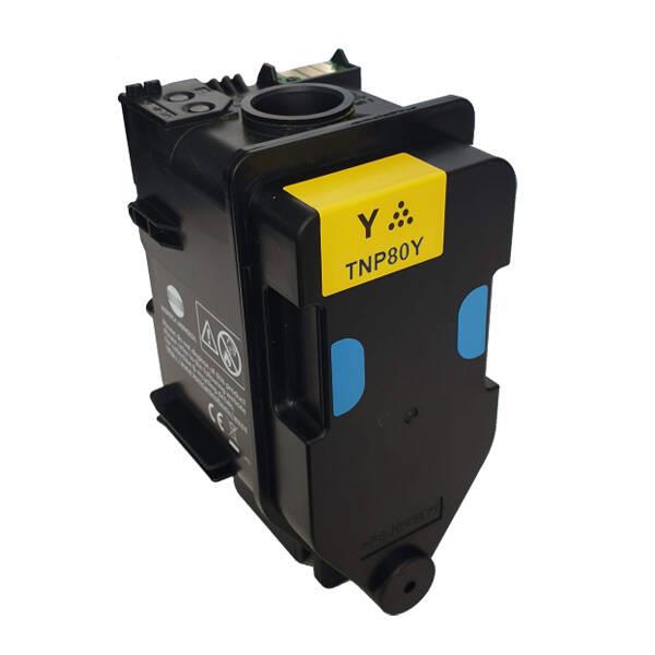 Konica Minolta TNP80Y Toner Cartridge Y for C3320i. Yield 9k