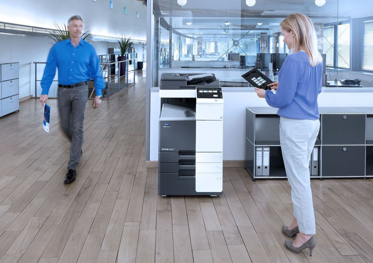 Konica Minolta bizhub C308, 2GB RAM, Emperon-Contr., Bypass, 2x500 sheets, HDD 250GB, Duplex