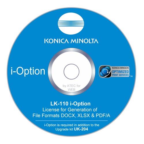 Konica Minolta LK-110 i-Option Editable OCR Functionality- includes LK-102 & LK-105