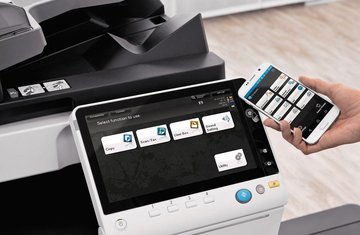 Konica Minolta bizhub C759, Dual Scan DF, Duplex, Bypass, Emperon, 4 x cass, 2GB RAM, 250GB HDD