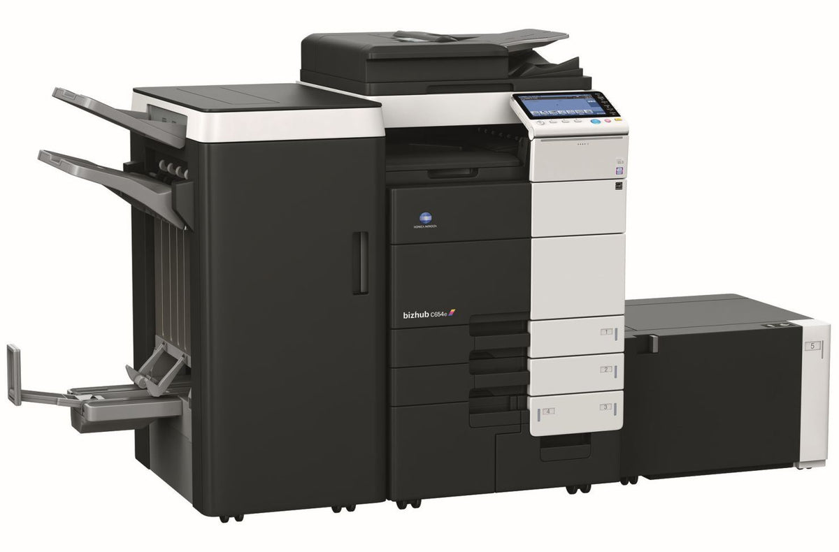 Konica Minolta bizhub C654e, Dual Scan DF, Duplex, Bypass, Emperon, 4 x cass, 2GB RAM, 250GB HDD