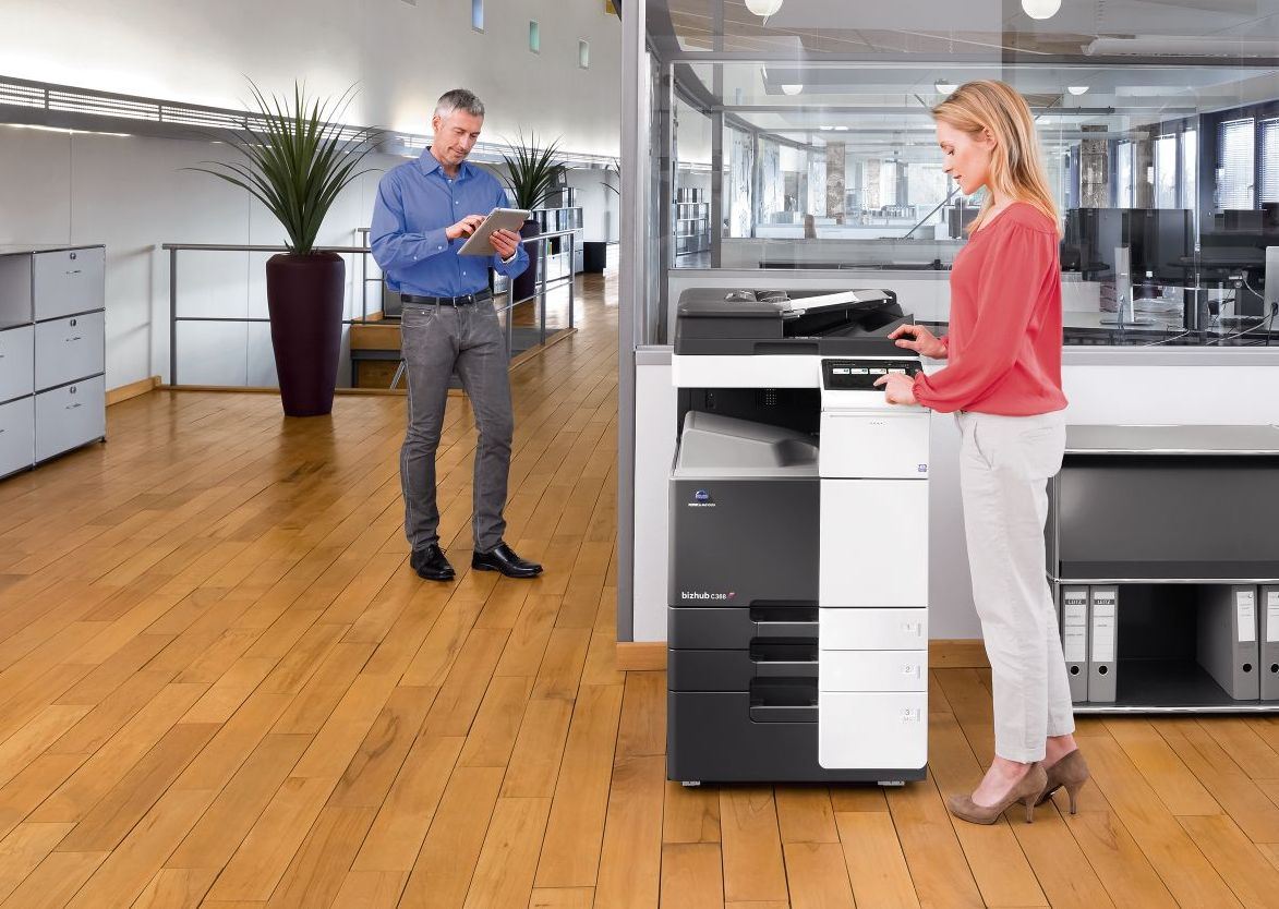 Konica Minolta bizhub C368, 2GB RAM, Emperon-Contr., Bypass, 2x500 sheets, HDD 250GB, Duplex
