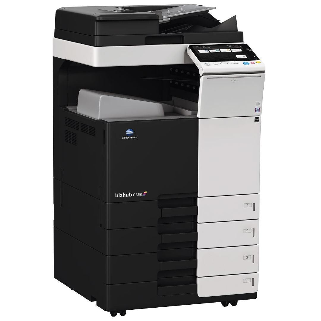 Konica Minolta bizhub C368, 2GB RAM, Emperon-Contr., Bypass, 2x500 sheets, HDD 250GB, Duplex
