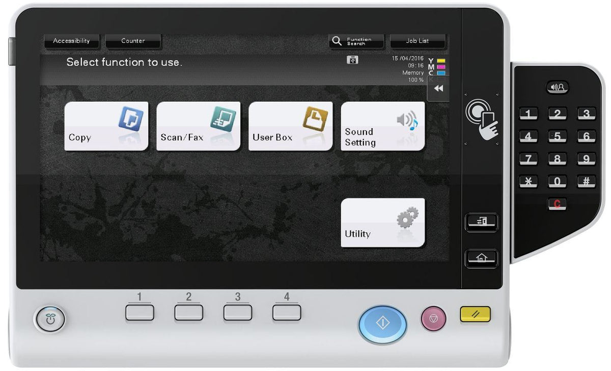 Konica Minolta bizhub C759, Dual Scan DF, Duplex, Bypass, Emperon, 4 x cass, 2GB RAM, 250GB HDD