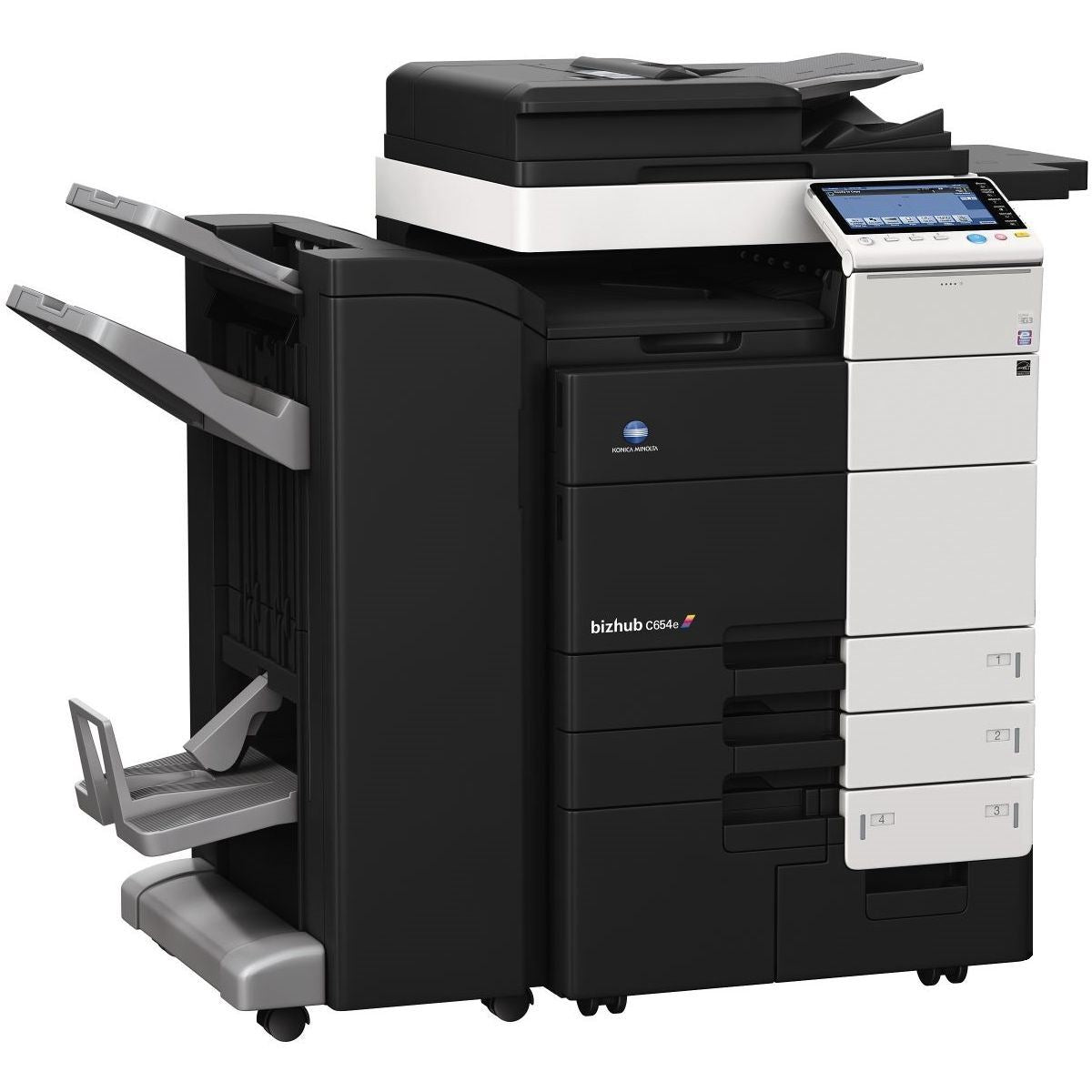 Konica Minolta bizhub C654e, Dual Scan DF, Duplex, Bypass, Emperon, 4 x cass, 2GB RAM, 250GB HDD