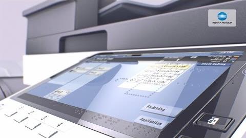 Konica Minolta Accessibility Pack for Braille users (Note KP-101 required)