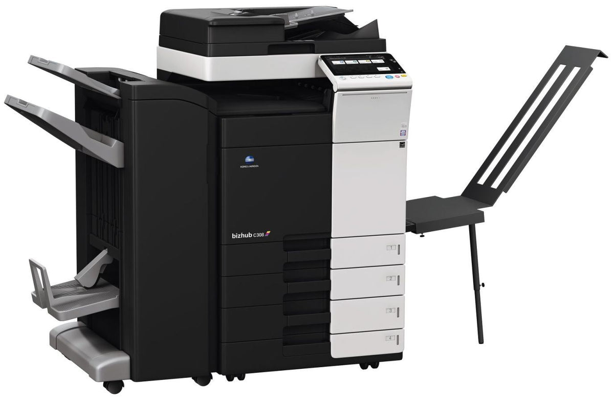 Konica Minolta bizhub C308, 2GB RAM, Emperon-Contr., Bypass, 2x500 sheets, HDD 250GB, Duplex