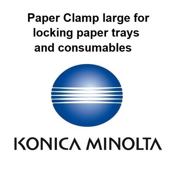Konica Minolta Paper Clamp large for locking paper trays and consumables (doesn't fit with FS-535 or DK-510)